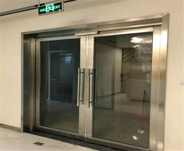 Stainless steel glass fire door_case_2