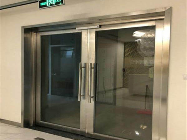 Stainless steel glass fire door_case_2